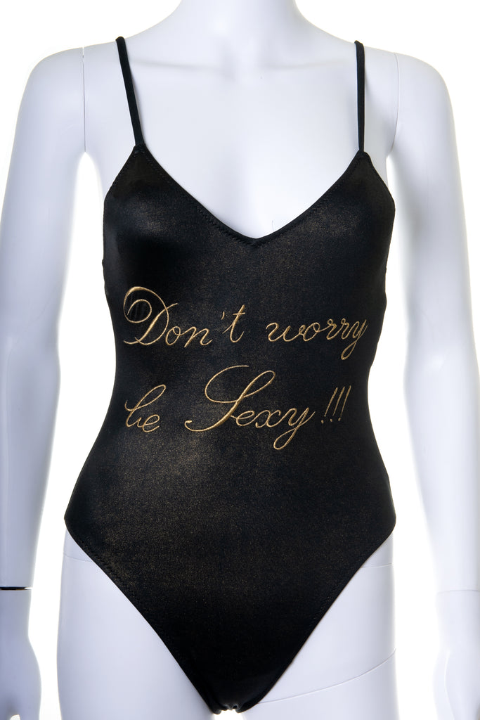 Moschino Don't Worry Be Sexy Swimsuit - irvrsbl