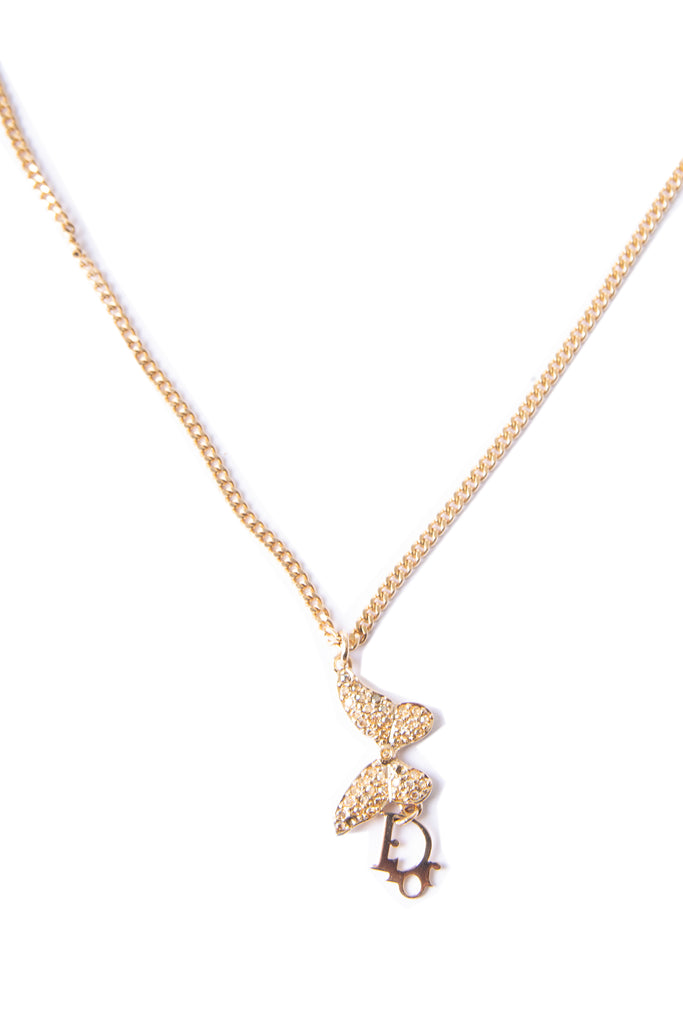Christian Dior Butterfly Necklace - irvrsbl