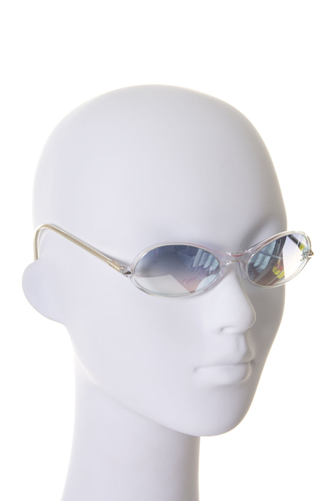 ChanelReflective Crystal CC Sunglasses- irvrsbl