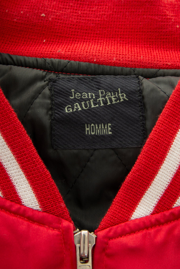 Jean Paul Gaultier Dragon Embroidered Bomber Jacket - irvrsbl