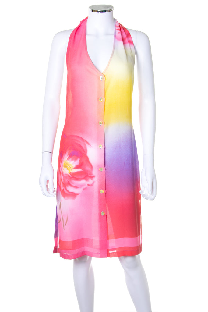 La PerlaWatercolor Print Dress- irvrsbl