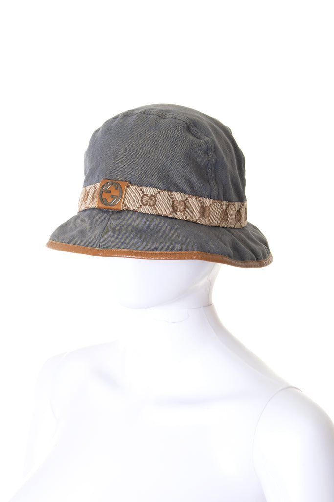 Gucci Denim Bucket Hat - irvrsbl