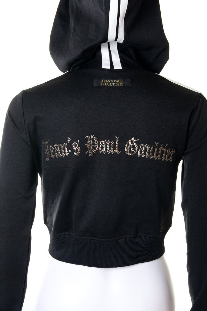 Jean Paul Gaultier Logo Hooded Jacket - irvrsbl