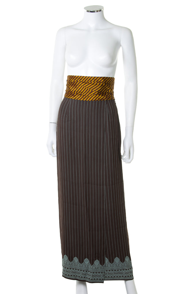 Jean Paul Gaultier Pinstripe Skirt - irvrsbl
