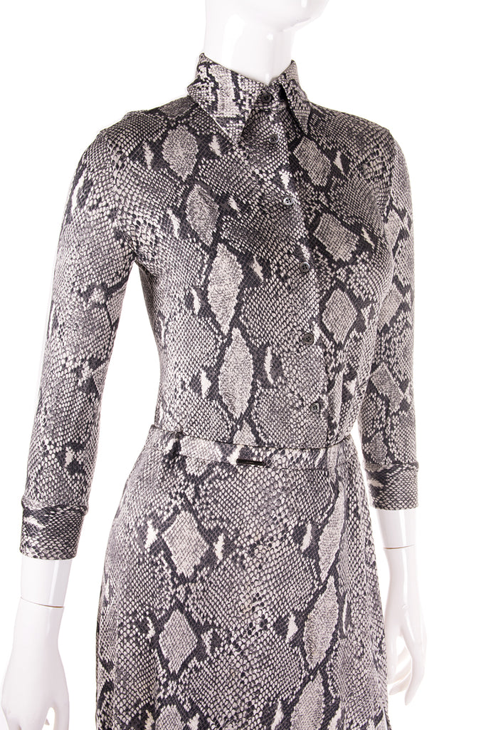 Gucci Tom Ford Python Print Top and Skirt Set - irvrsbl