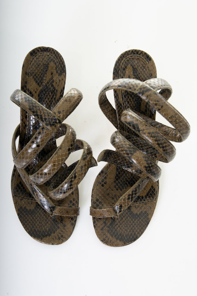 Bottega Veneta Spiral Sandals 37.5 - irvrsbl