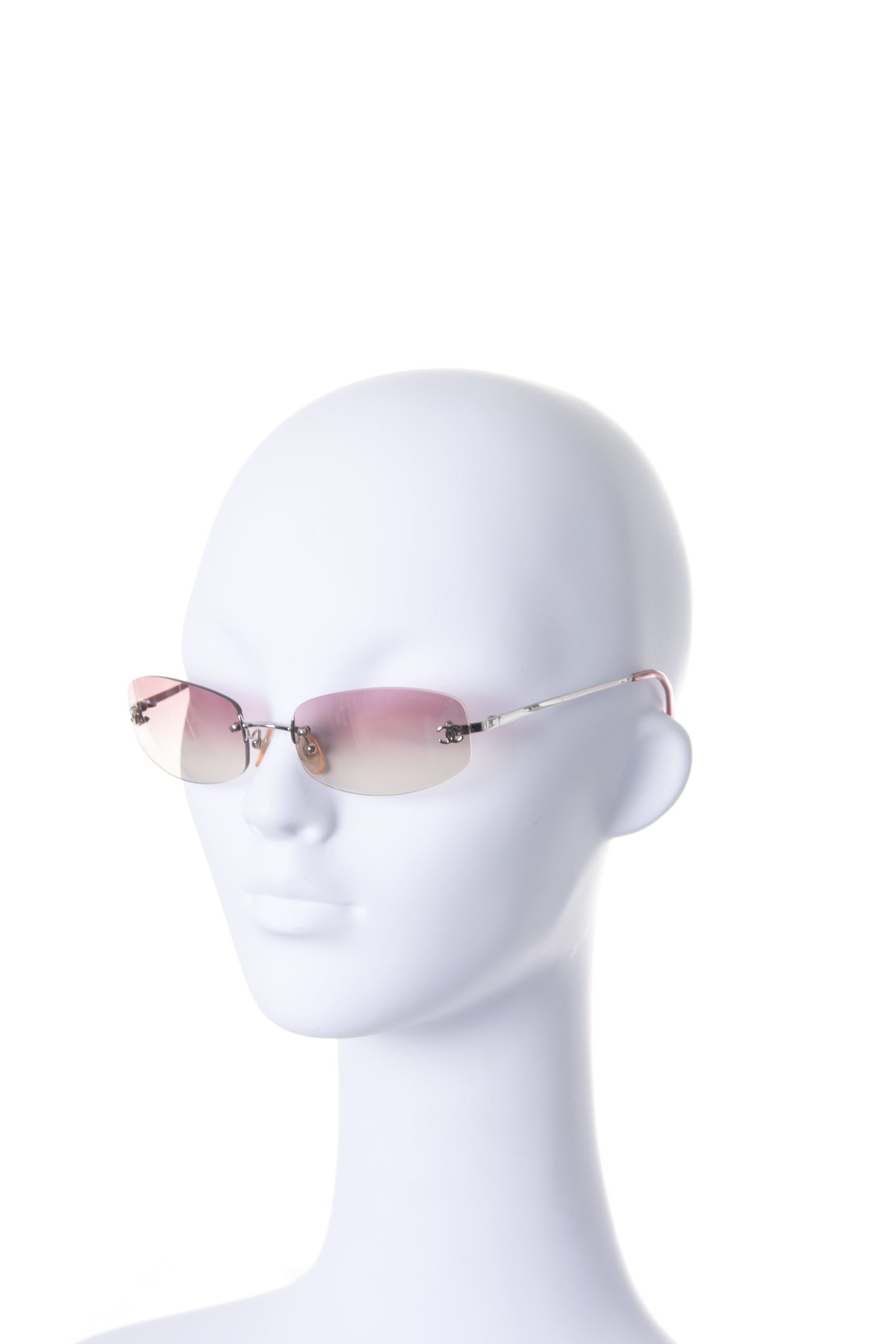 Chanel Pink Ombre CC Sunglasses