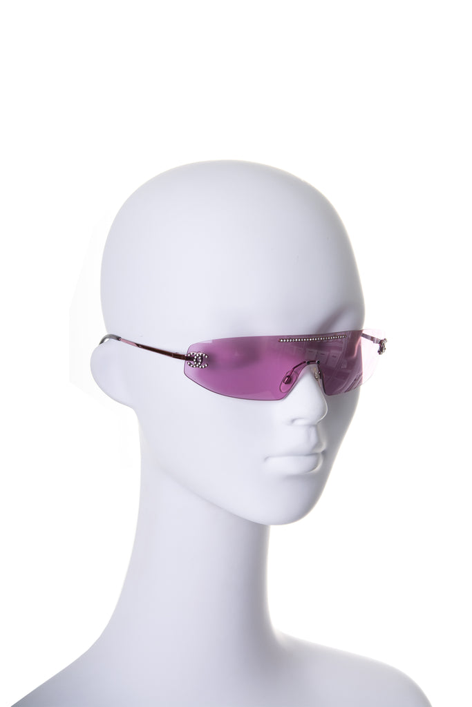 ChanelCrystal Shield Sunglasses- irvrsbl