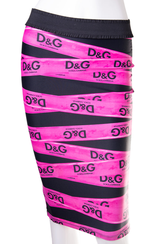 Dolce and Gabbana Tape Printed Skirt - irvrsbl