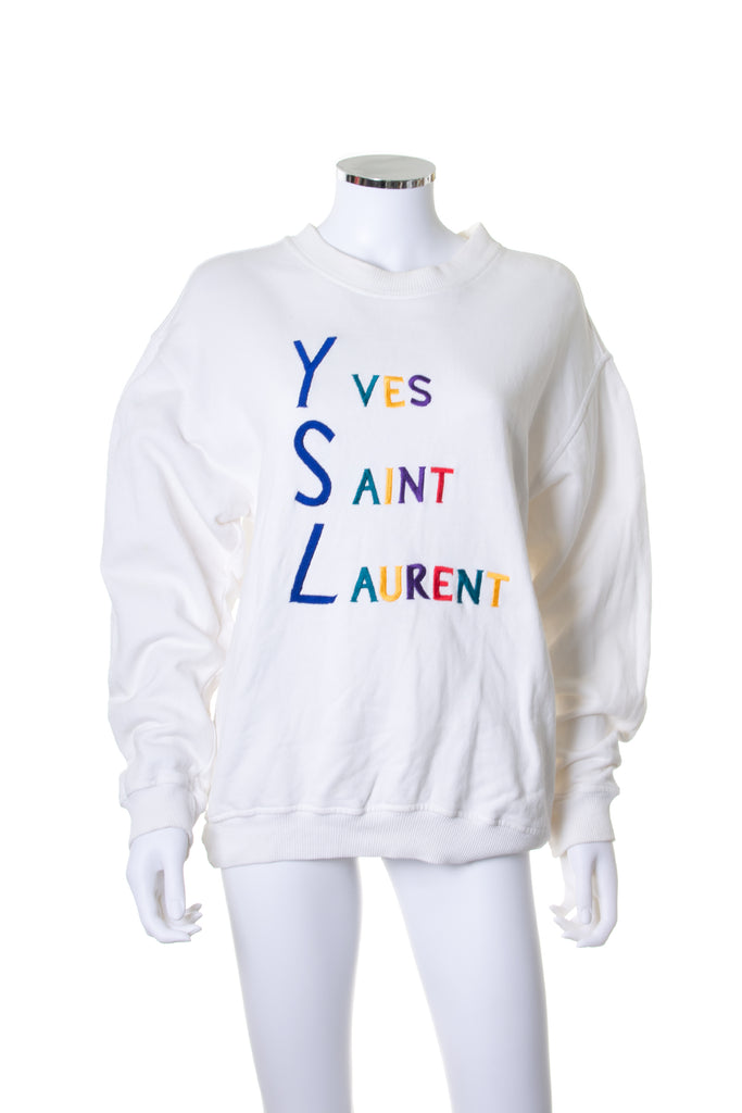 Yves Saint LaurentLogo Jumper- irvrsbl