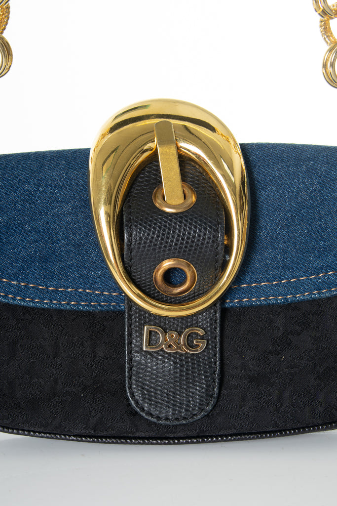 Dolce and Gabbana Buckle Shoulder Bag - irvrsbl