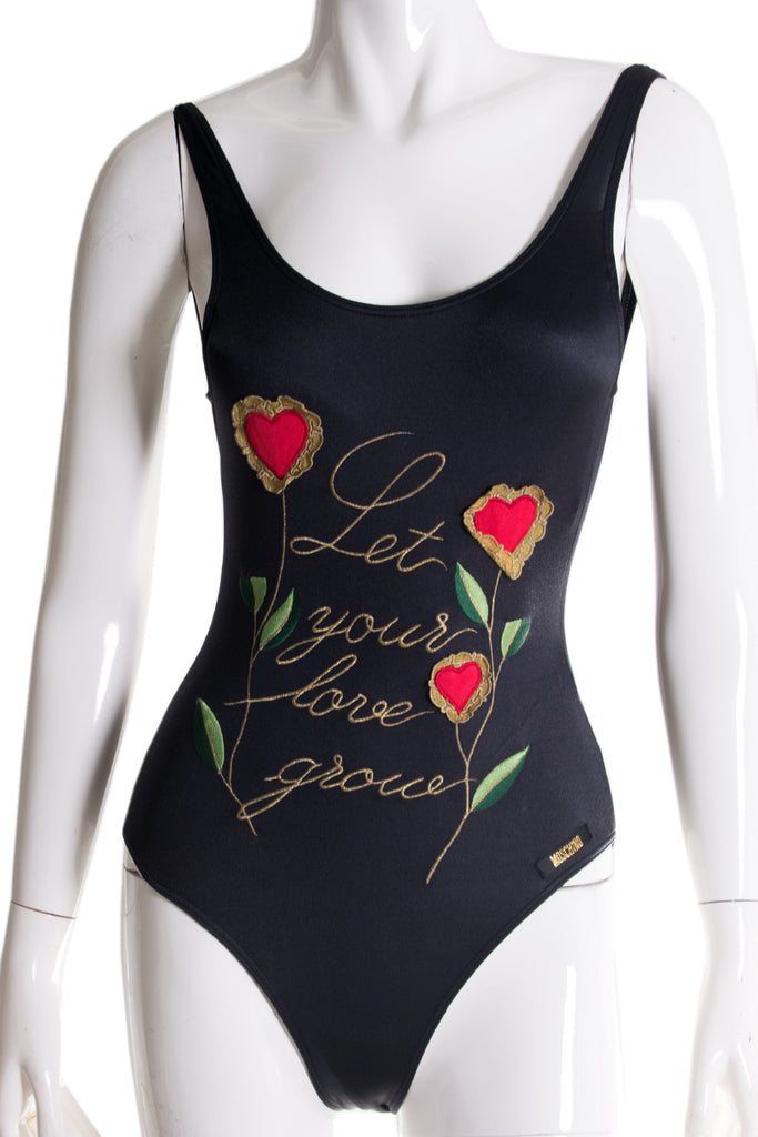 Moschino 'Let Your Love Grow' Swimsuit - irvrsbl