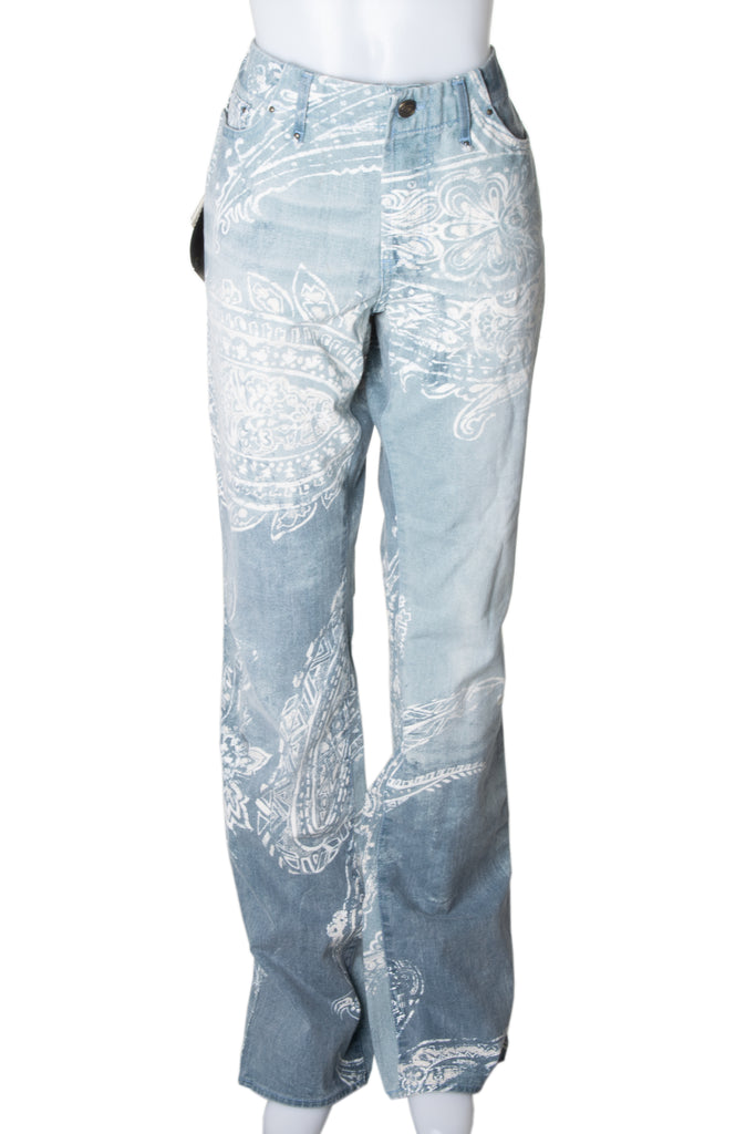 Roberto Cavalli Printed Jeans - irvrsbl