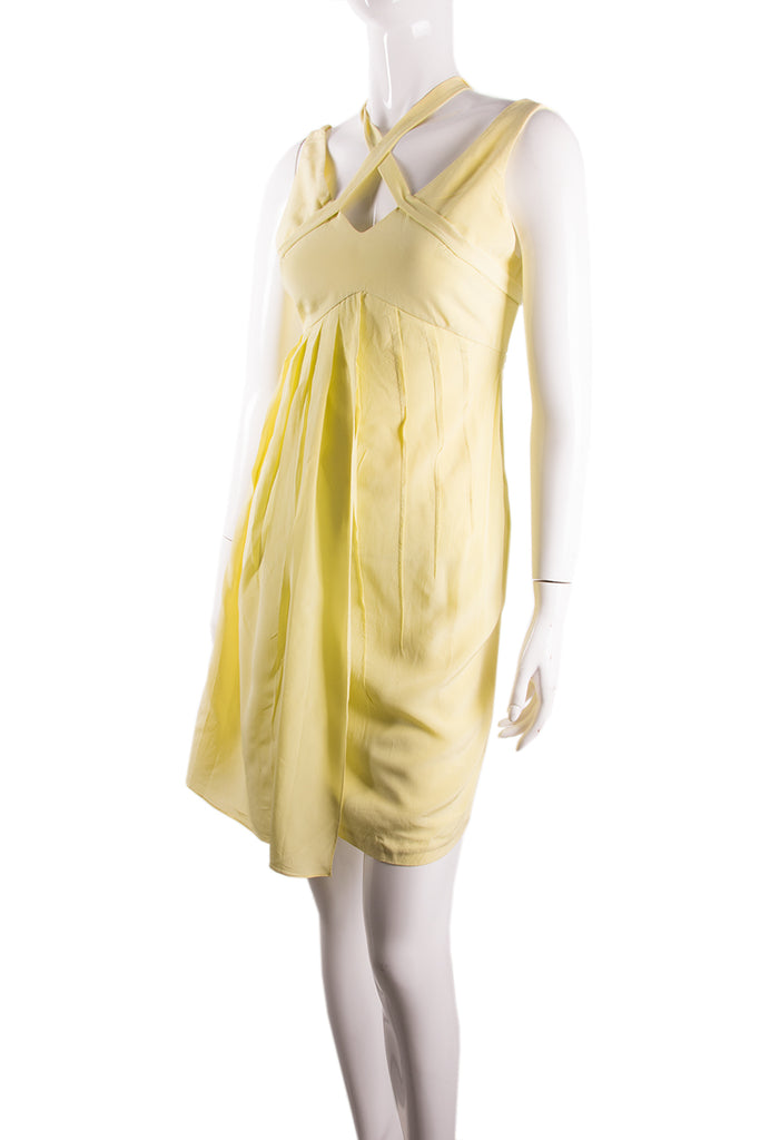 Christian Dior Silk Neon Yellow Dress - irvrsbl