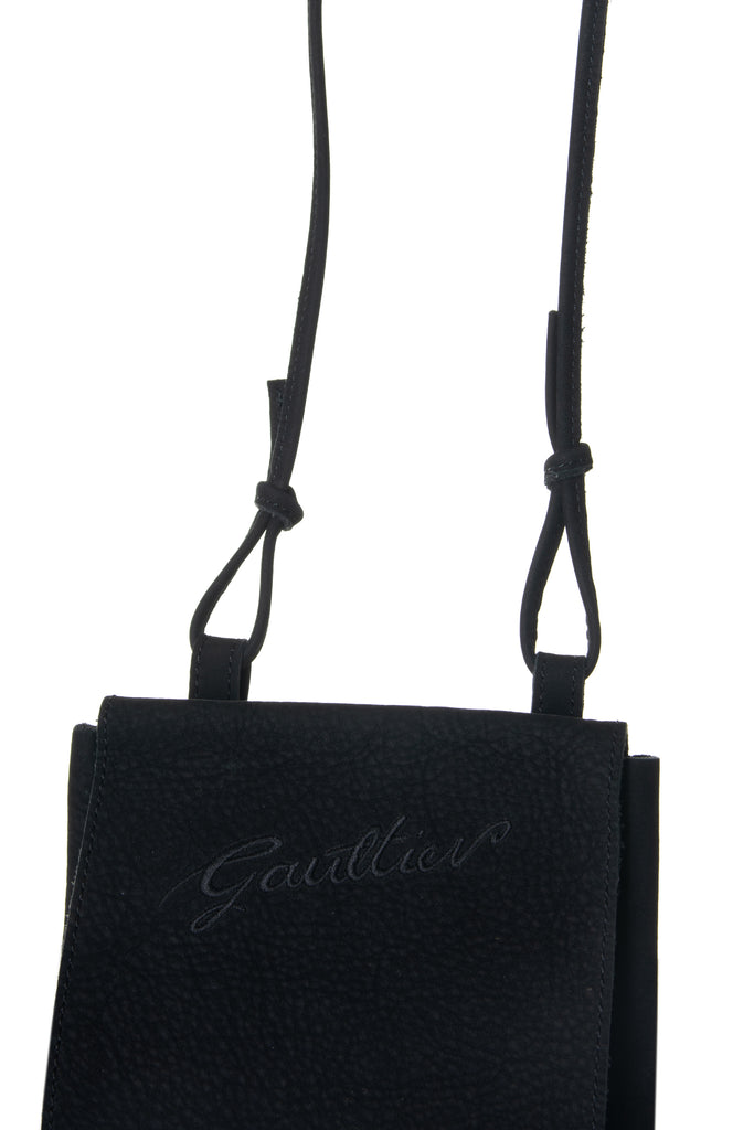 Jean Paul Gaultier Suede Gaultier Messenger Bag - irvrsbl
