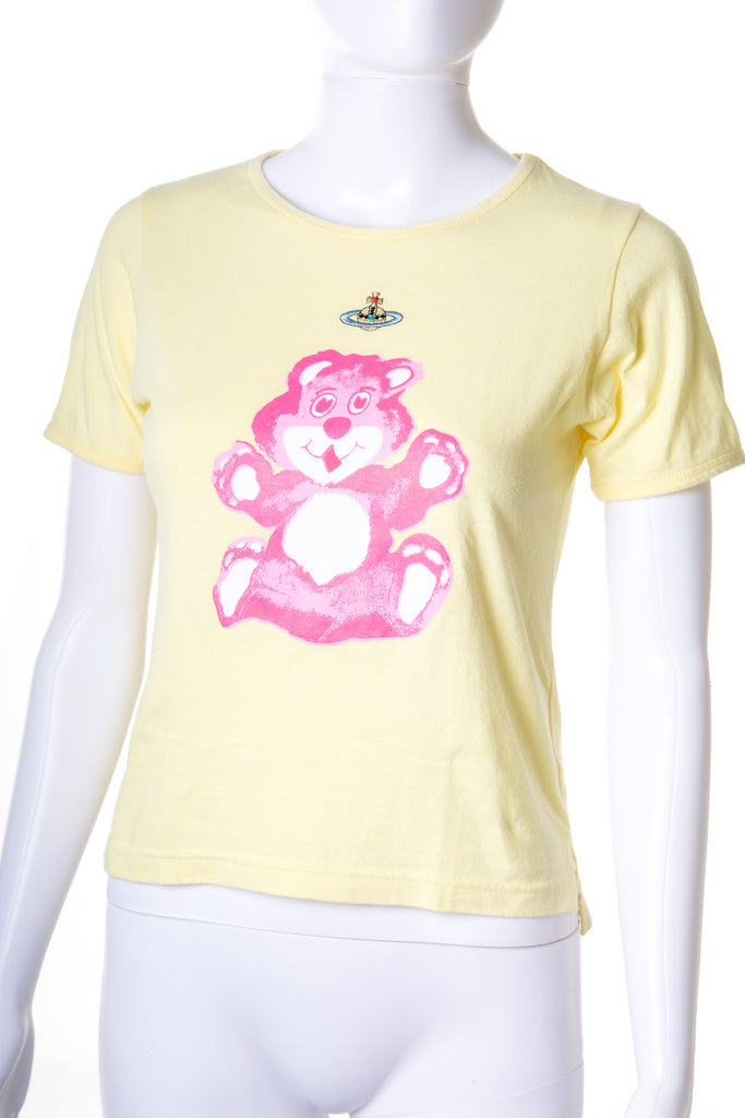 Vivienne WestwoodOrb Tshirt with Teddy Bear- irvrsbl