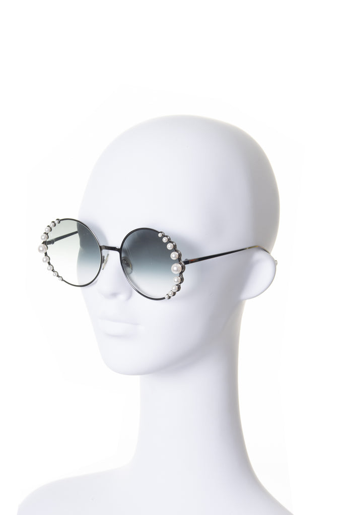 Fendi Oversized Pearl Sunglasses - irvrsbl