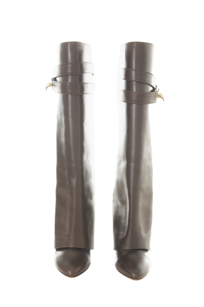 Givenchy Shark Foldover Boots - irvrsbl