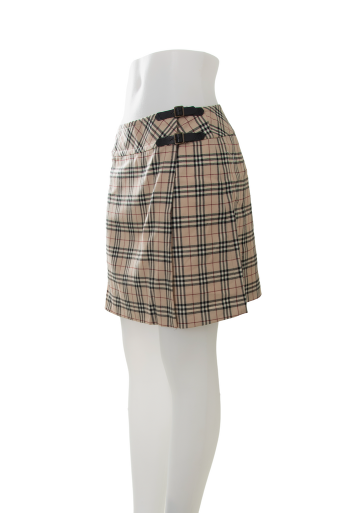 Burberry Mini Check Skirt - irvrsbl
