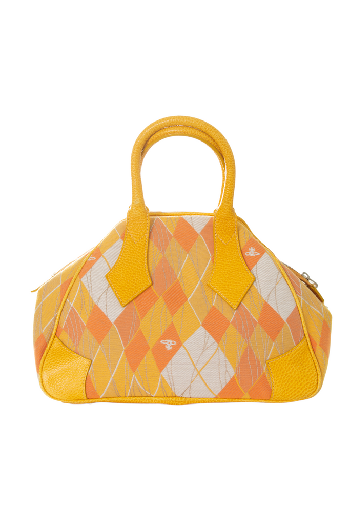 Vivienne Westwood Yellow Check Handbag - irvrsbl