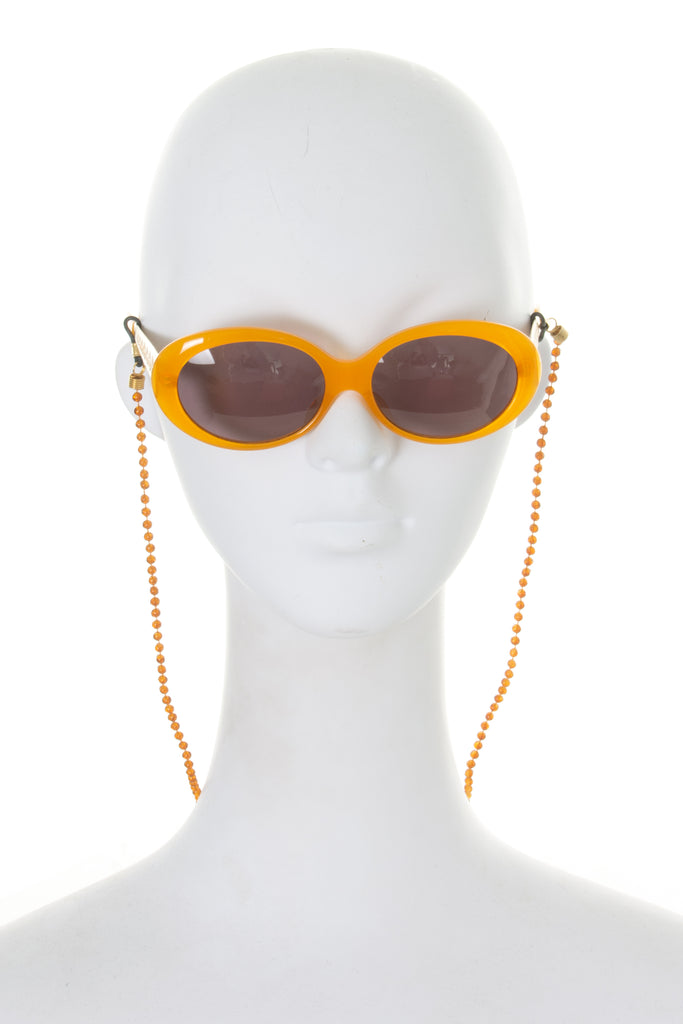 Moschino Orange Logo Sunglasses - irvrsbl