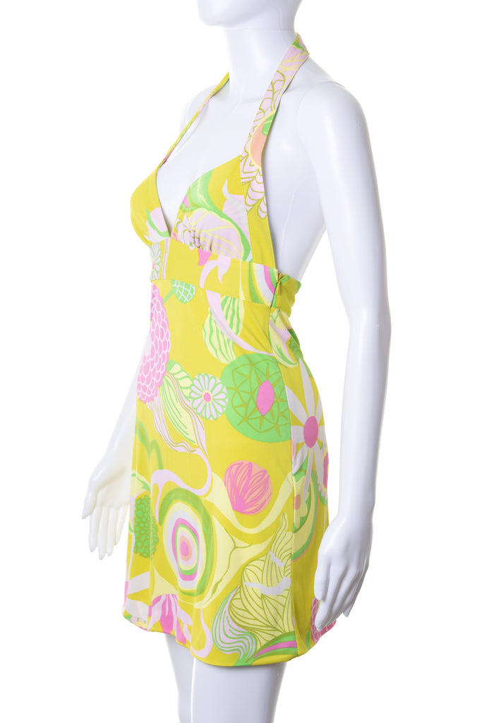 Dolce and Gabbana Neon Halter Dress - irvrsbl
