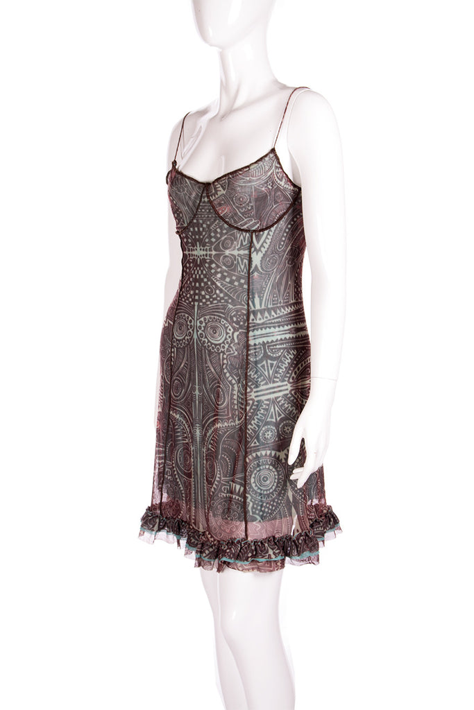 Jean Paul Gaultier Tribal Print Dress - irvrsbl