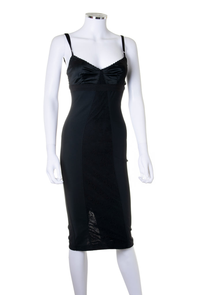 Dolce and Gabbana Black Bustier Dress - irvrsbl