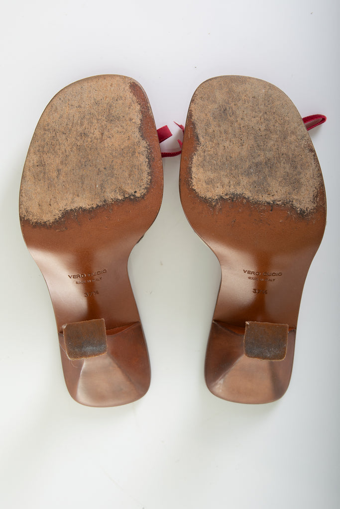 Miu Miu Cowhide Mules 37.5 - irvrsbl