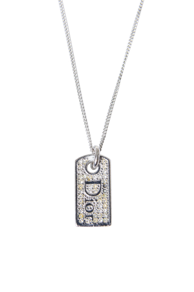 Christian Dior Dog Tag Necklace - irvrsbl