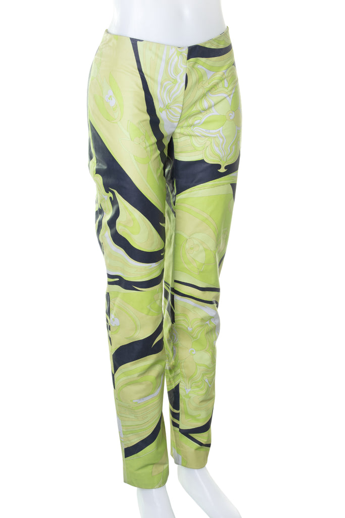 Emilio PucciLeather Printed Pants- irvrsbl