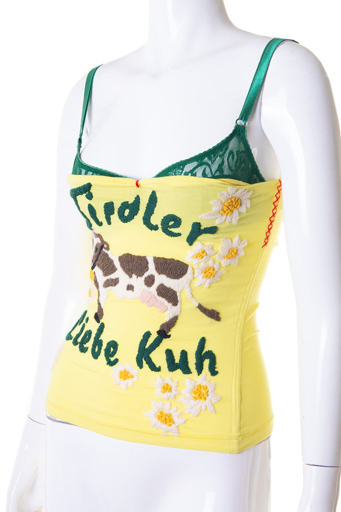 Dolce and Gabbana Cow Corset Top - irvrsbl