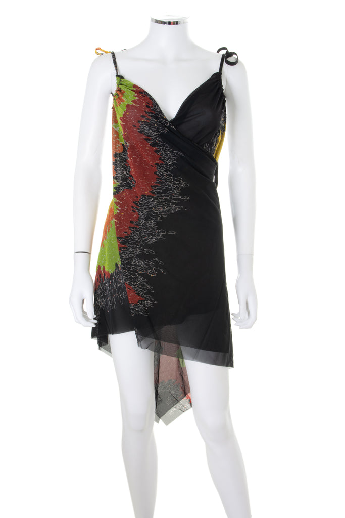 Jean Paul GaultierMesh Wrap Dress- irvrsbl