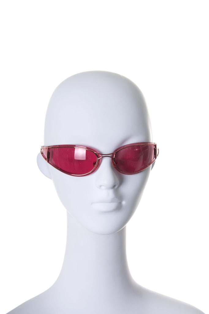 Christian DiorPink Wraparound Sunglasses- irvrsbl
