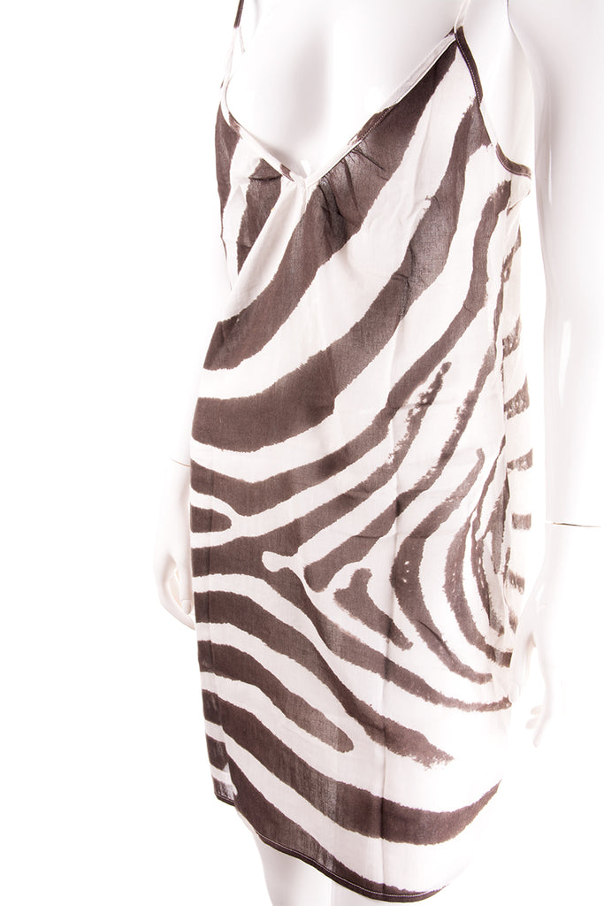 Dolce and Gabbana Sheer Zebra Print Dress - irvrsbl