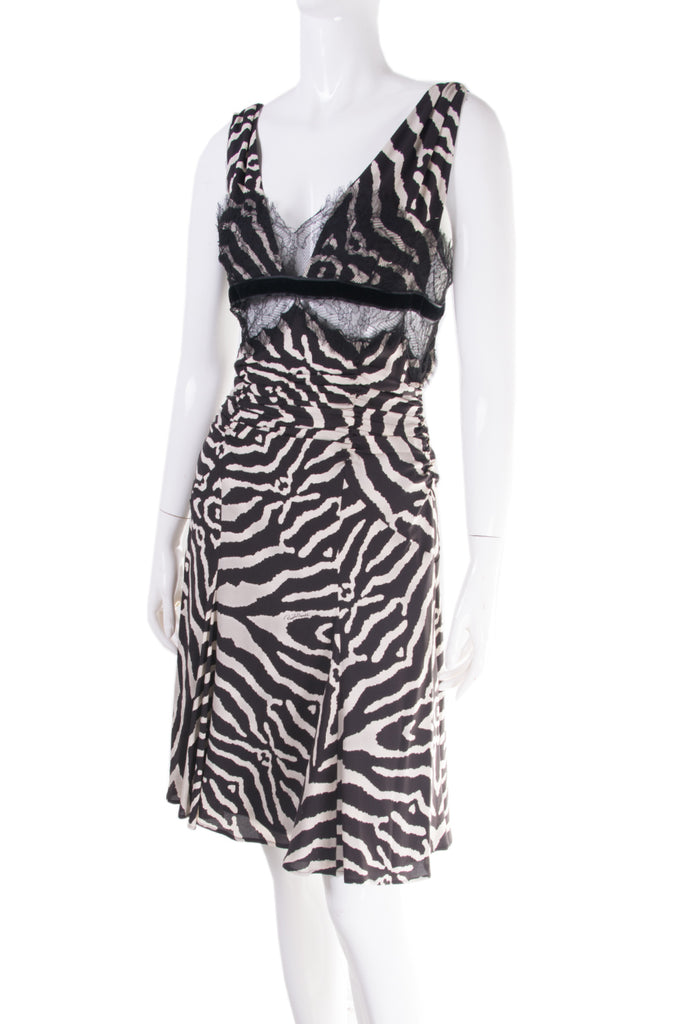 Roberto Cavalli Zebra Printed Dress - irvrsbl