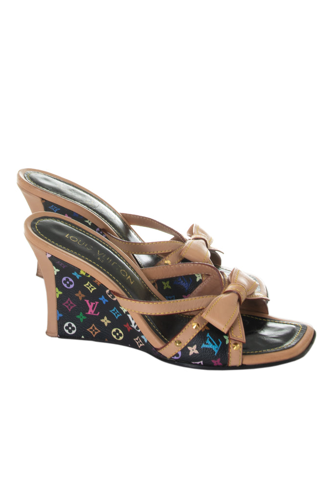 Louis Vuitton Multicolore Monogram Wedge 38.5 - irvrsbl