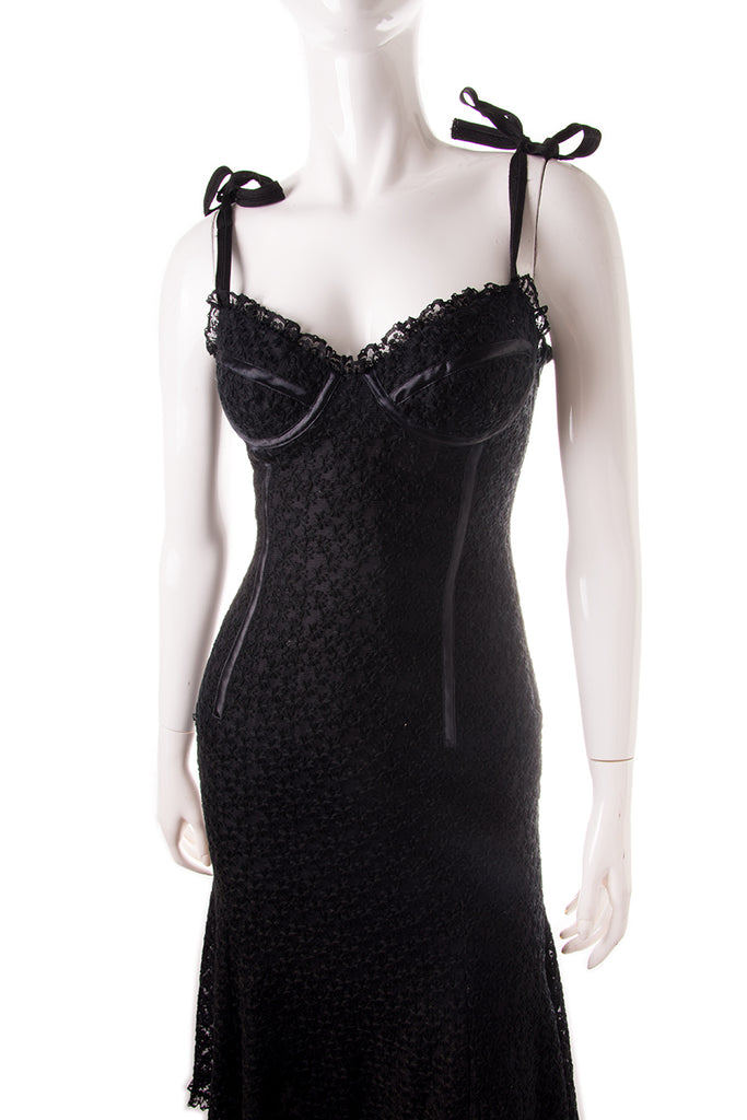 Moschino Lace Bustier Dress - irvrsbl