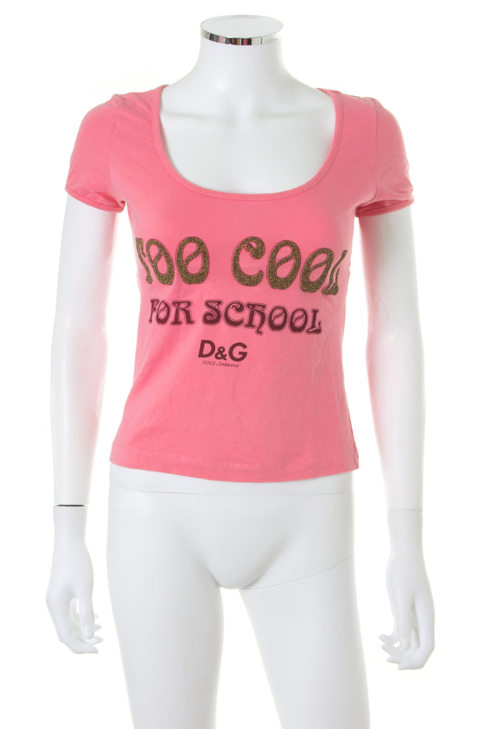 Dolce and Gabbana Too Cool for School Top - irvrsbl