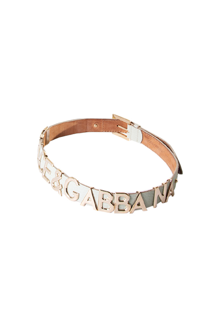 Dolce and Gabbana Lettering Belt - irvrsbl
