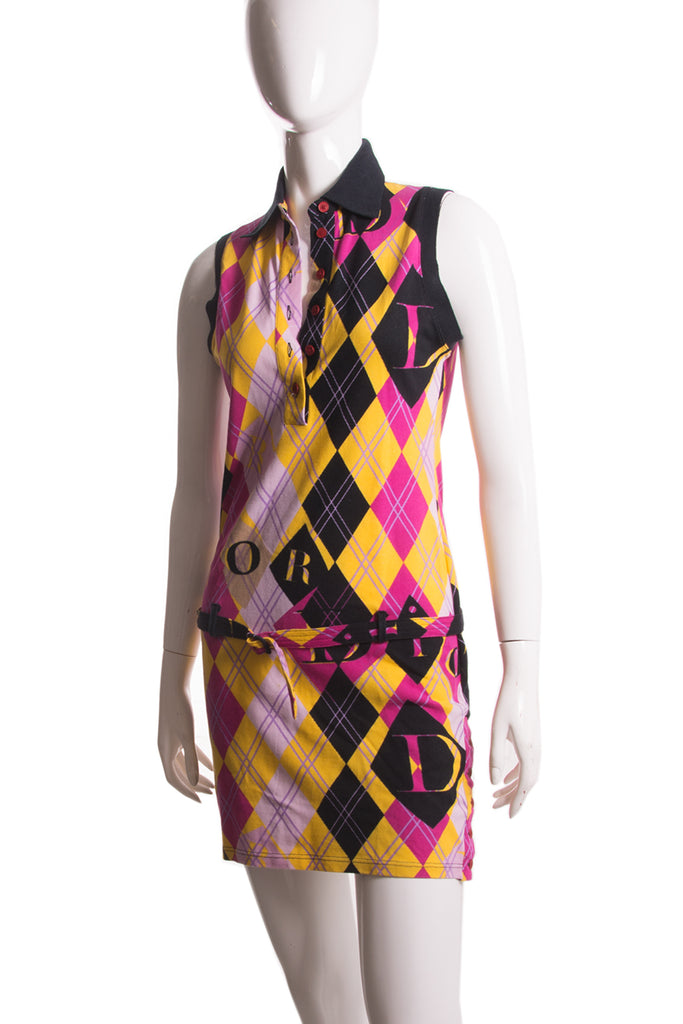 Christian Dior Argyle Print Dress - irvrsbl