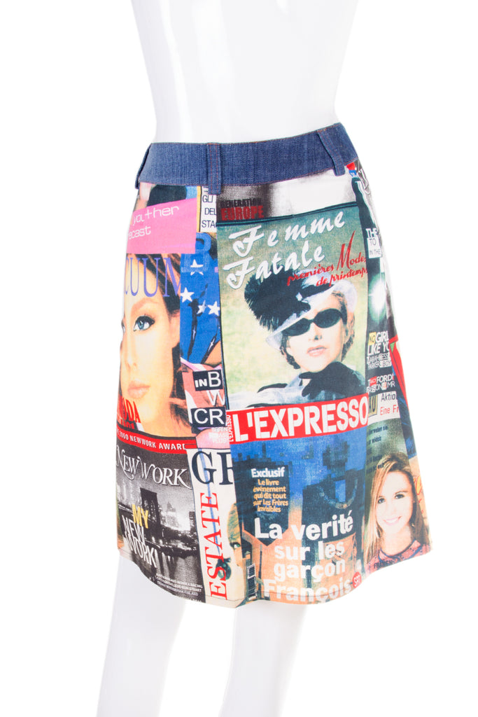 Dolce and Gabbana Magazine Print Skirt - irvrsbl