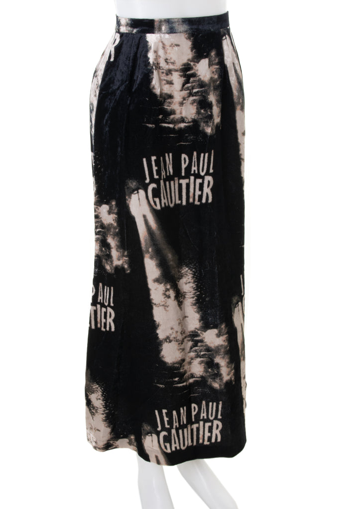 Jean Paul Gaultier Velour Skirt - irvrsbl