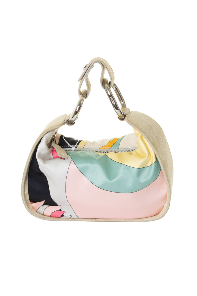 Emilio Pucci Satin and Suede Bag - irvrsbl