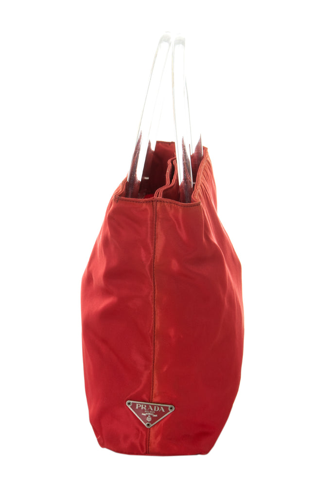 Prada Nylon Bag with Clear Handle - irvrsbl