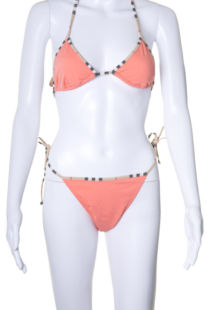Burberry Coral Nova Check Bikini - irvrsbl