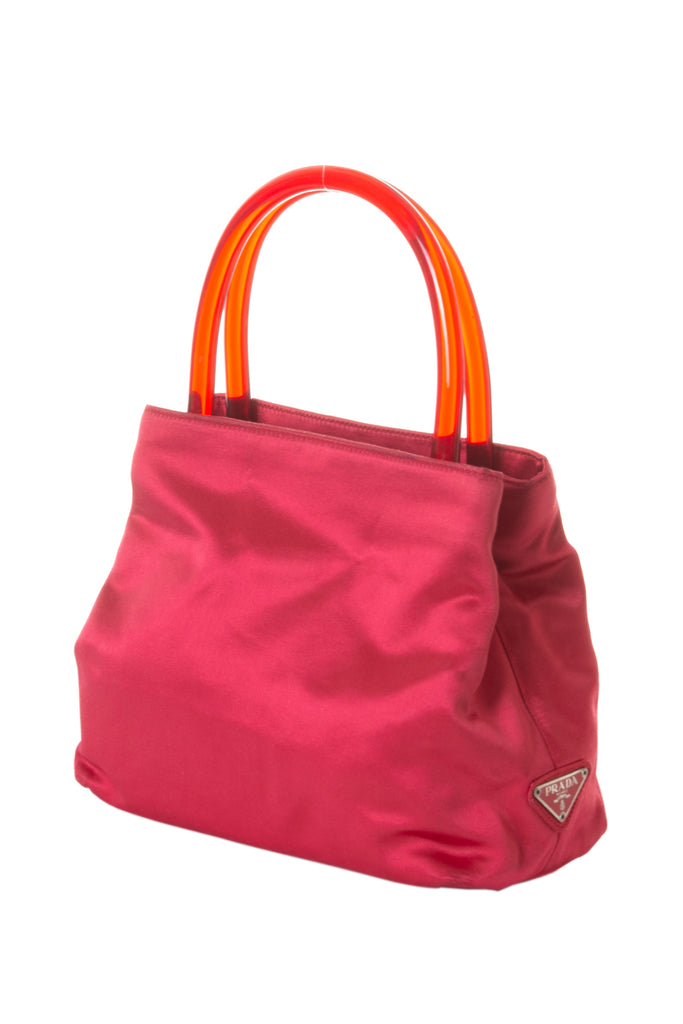 Prada Pink Satin Bag - irvrsbl