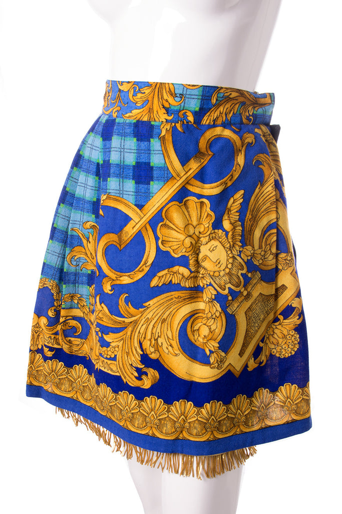 Versace Baroque Print Skirt - irvrsbl