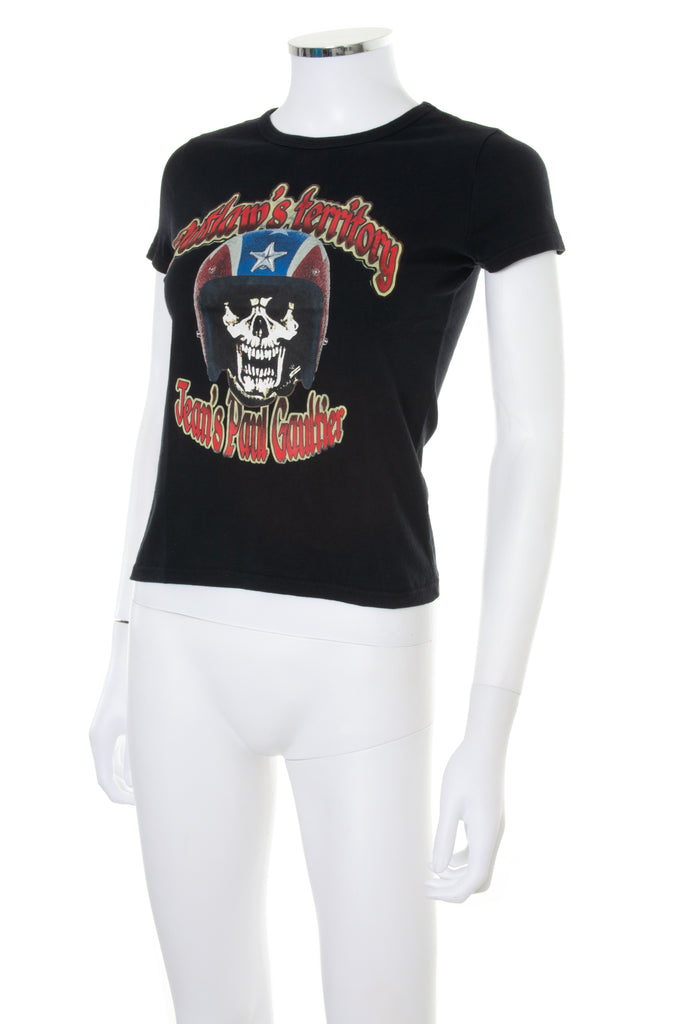 Jean Paul Gaultier Skull Print T-shirt - irvrsbl