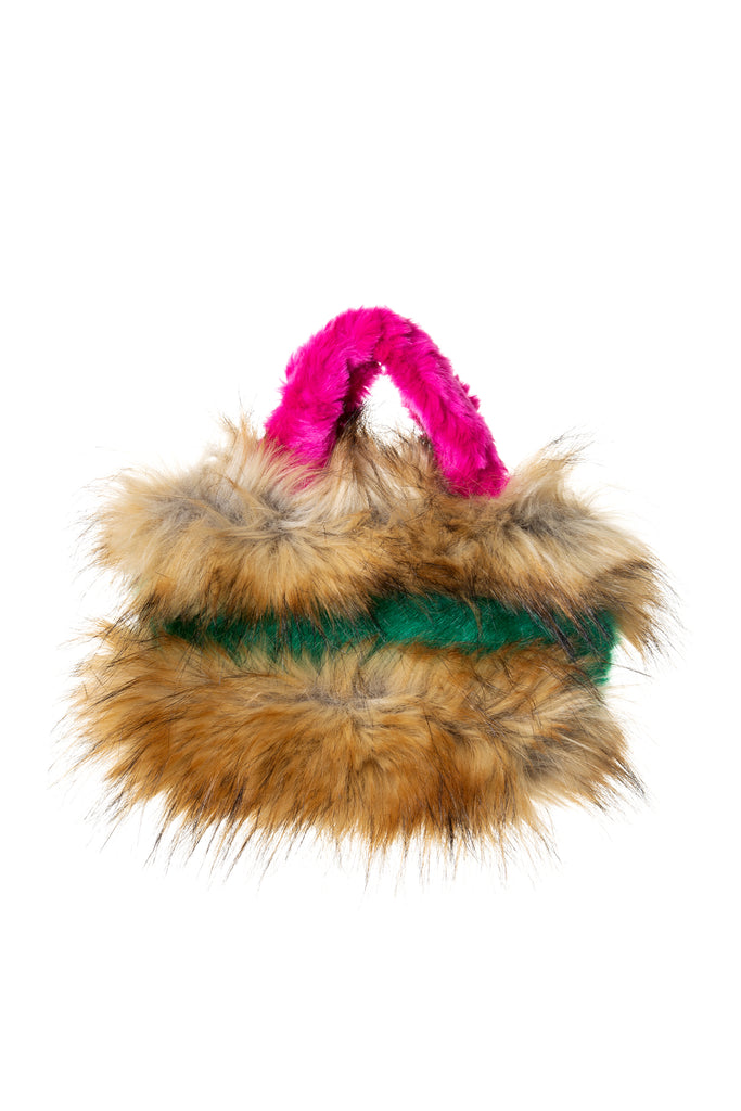 Vivienne Westwood Mini Faux Fur Bag - irvrsbl
